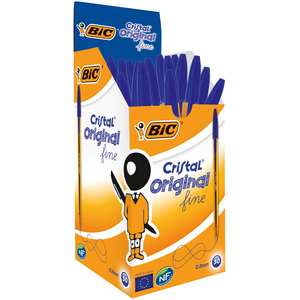 BIC CRISTAL FINE STYLO BILLE BLEU