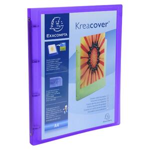 KRÉACOVER MINI-CLASSEUR PERSONNALISABLE A4 D20 COLORIS ASSORTIS