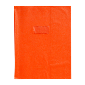 PROTÈGE-CAHIER PLASTIQUE 24X32 OPAQUE ORANGE