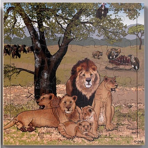 PUZZLE LES LIONS