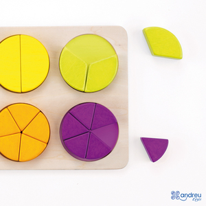 PUZZLE D'APPRENTISSAGE DES FRACTIONS