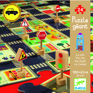 PUZZLE LA VILLE + PANNEAUX SIGNALISATION