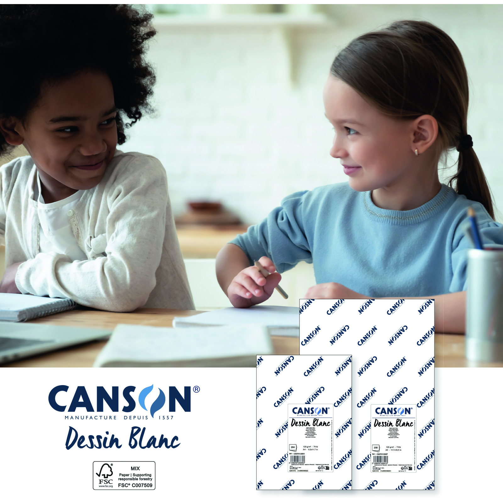 Carnet de Dessin: Cahier Page Blanche - Format A4 - 100 Pages - Pour Enfant  Fille. (French Edition)