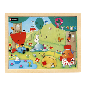 LES CONTES 1 - LOT DE 4 PUZZLES