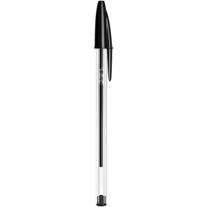 CRISTAL MEDIUM 50 STYLOS BILLES NOIR