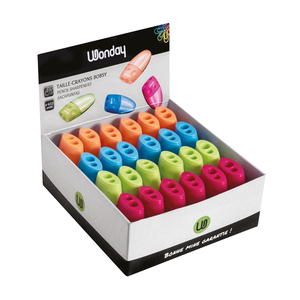 TAILLE-CRAYON BOBSY 2 USAGES AVEC RESERVOIR