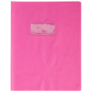 PROTÈGE-CAHIER PLASTIQUE 17X22 OPAQUE ROSE