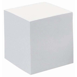 BLOC CUBE PAPIER BLANC 590F