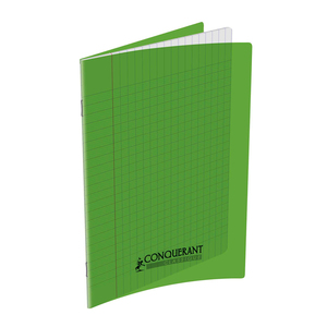 CAHIER PP VERT 17X22 48P SÉYÈS 90G PIQURE