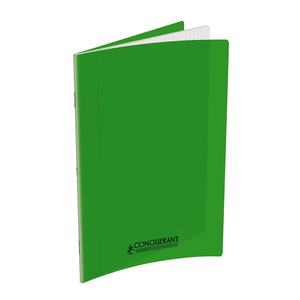 CAHIER PP VERT 24X32 96P SÉYÈS 90G PIQURE