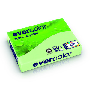 EVERCOLOR RECYCLÉ VERT A4 RAMETTE 500F 80G